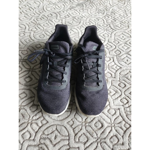 Adidas cloud foam dark gray black sneakers 8,5 - Picture 1 of 5